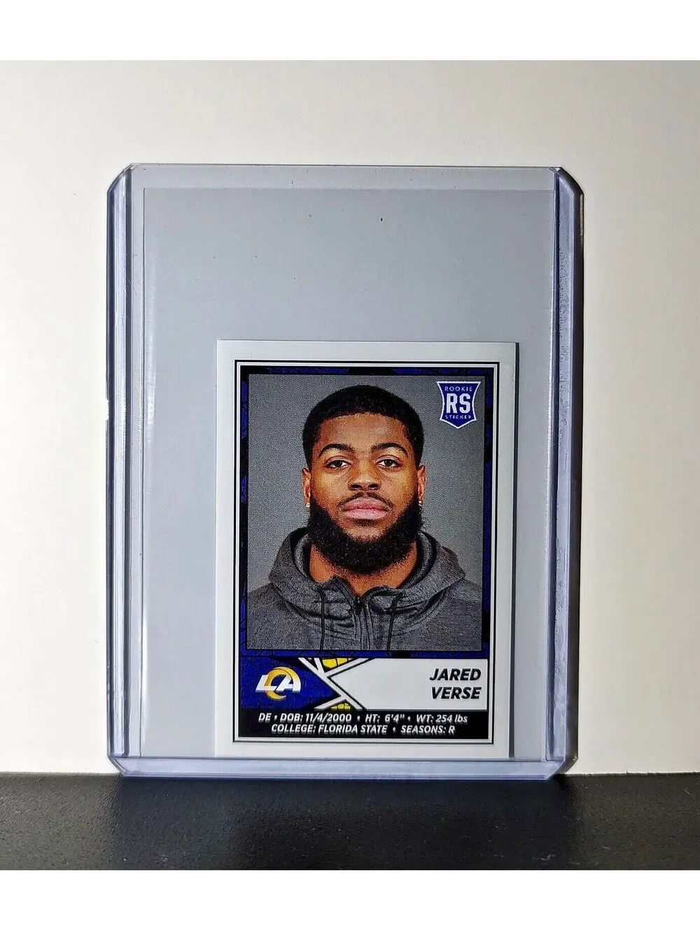 Jared Verse Rookie 2024 Panini NFL Sticker #514 Los Angeles Rams